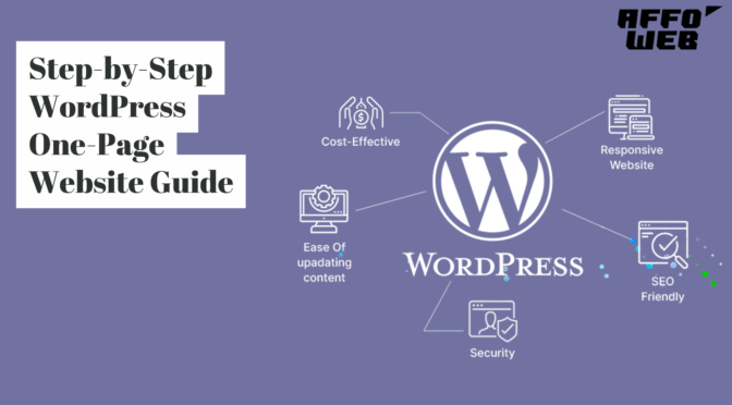 Step-by-Step Guide to Creating a One-Page Website with WordPress