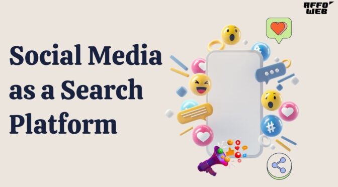 Social Media as a Search Platform