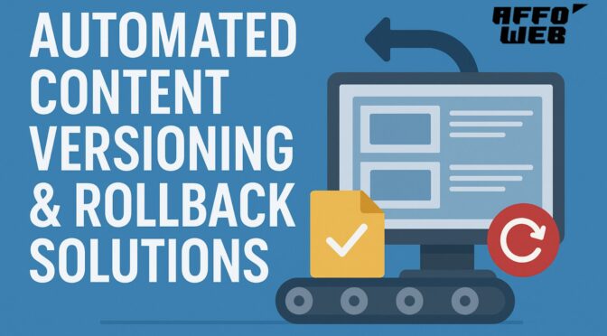 Automated Content Versioning & Rollback Solutions for Modern Systems